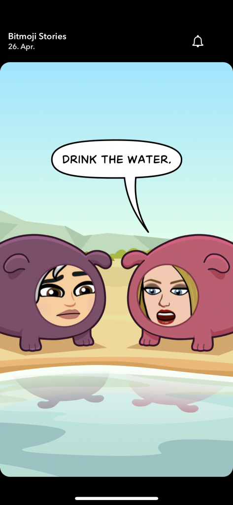 Snapchat Bitmoji Stories