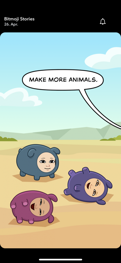 Snapchat Bitmoji Stories