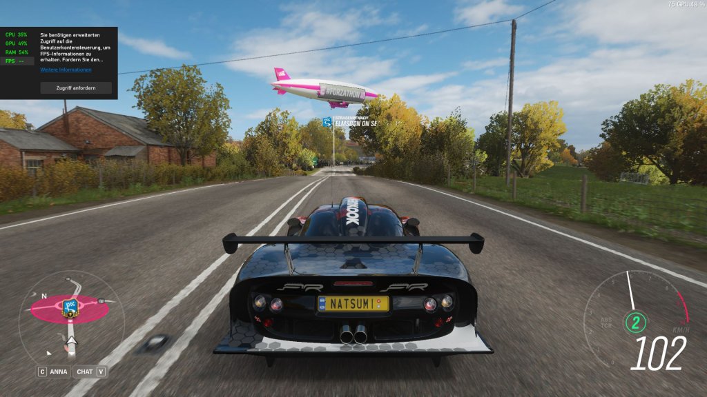 Forza Horizon 4 auf dem Aorus 17G