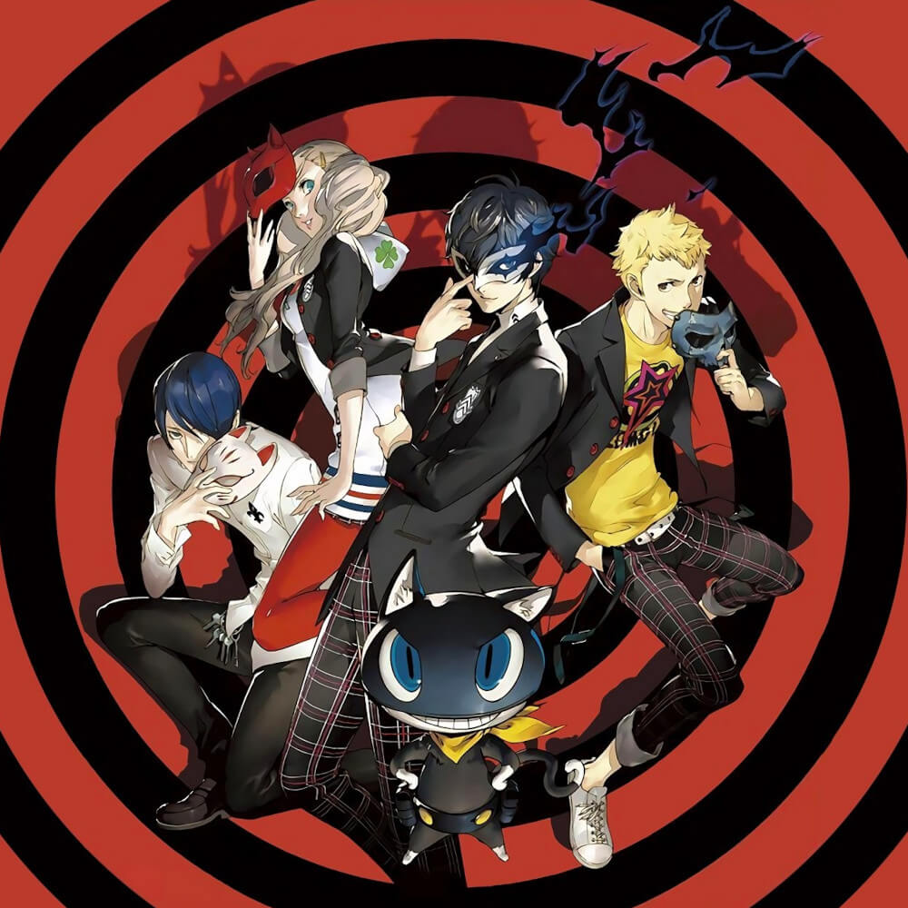Artwork von Persona 5 als Beispiel für die besten JRPGs