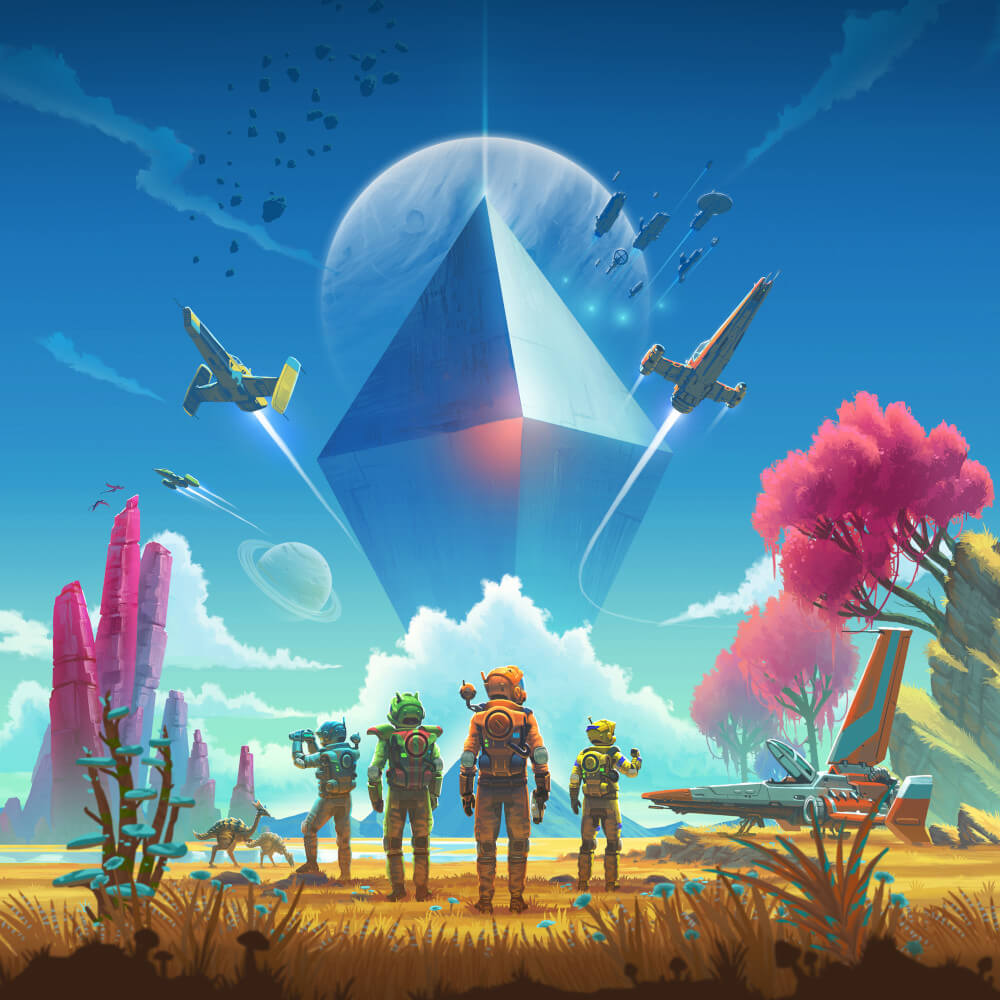 Multiplayer-Artwork von No Man's Sky