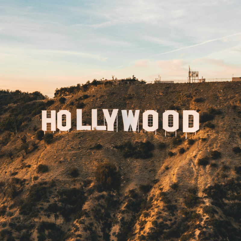 Der bekannte Hollywood-Schriftzug bei Los Angeles.