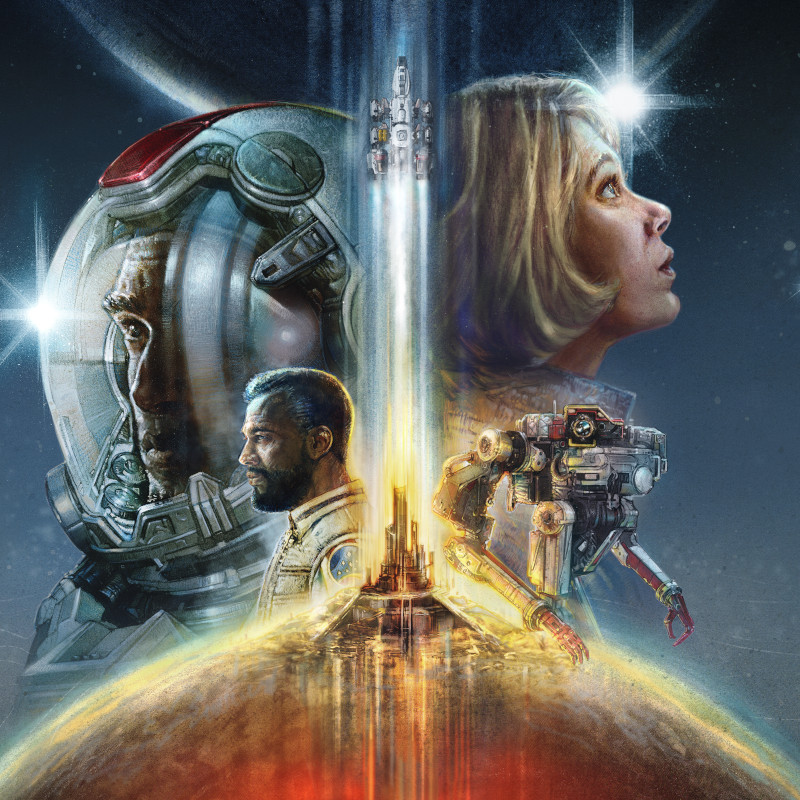 Boxart vom Spiel Starfield.