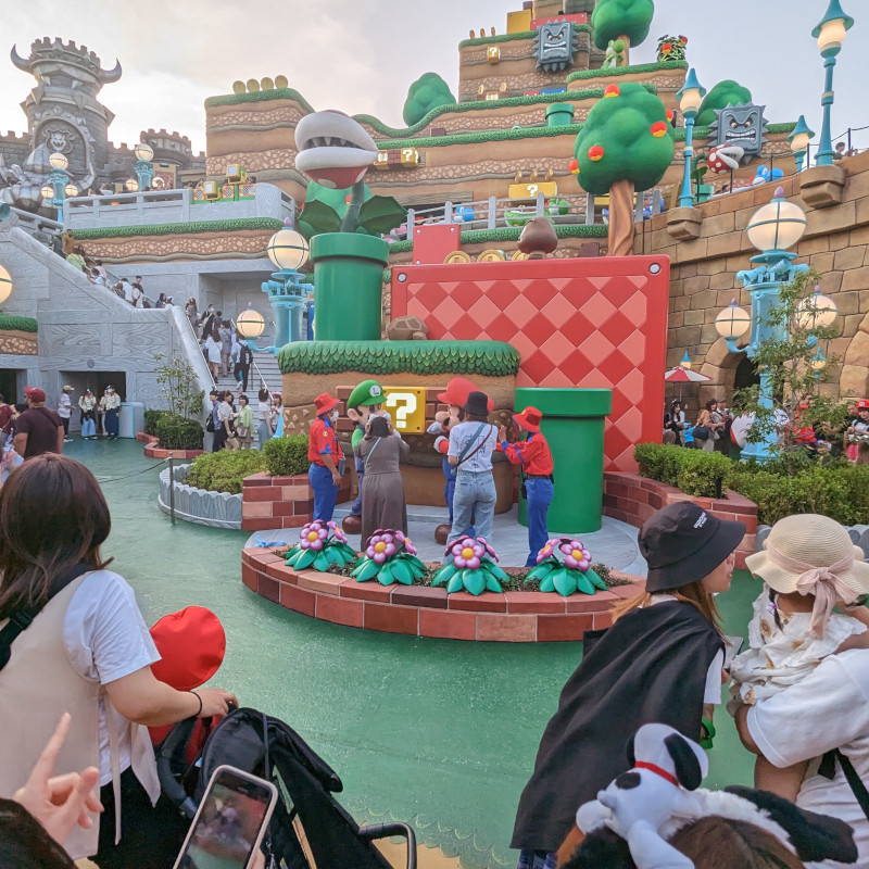 Die von Mario inspirierte Supernintendo World in den Universal Studios Japan.