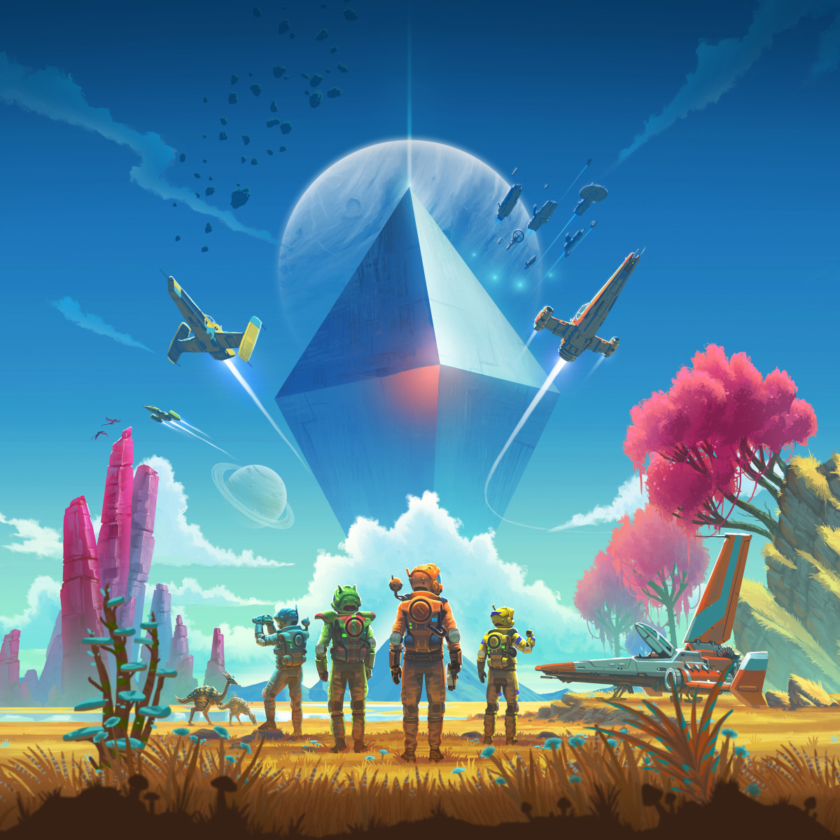 Multiplayer-Artwork von No Man's Sky