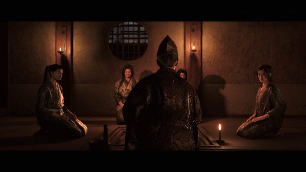 Eine Teezeremonie im feudalen Japan.